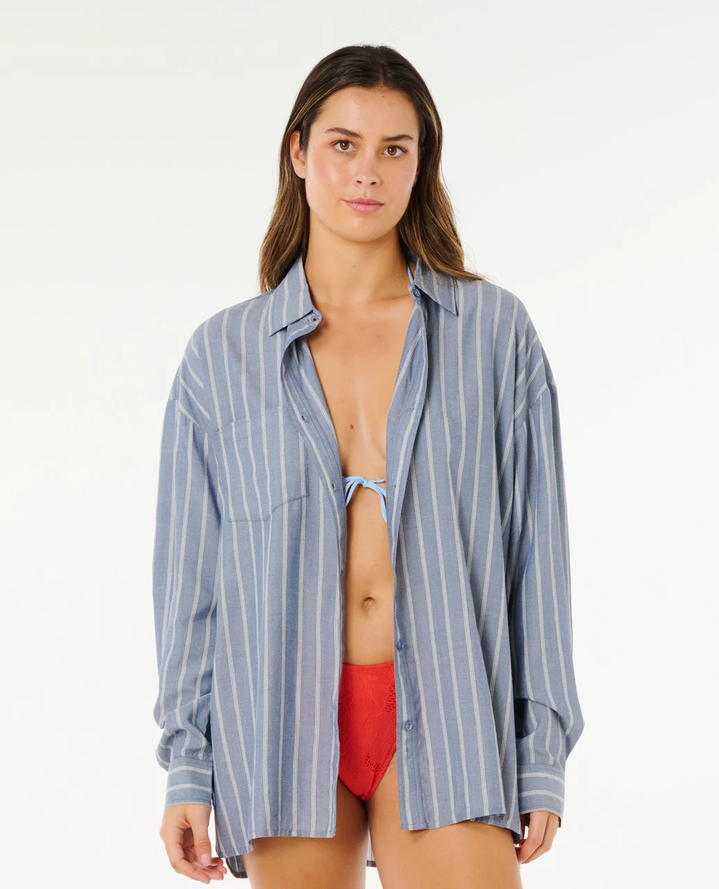 Beach Days Pinstripe Shirt - Image 4