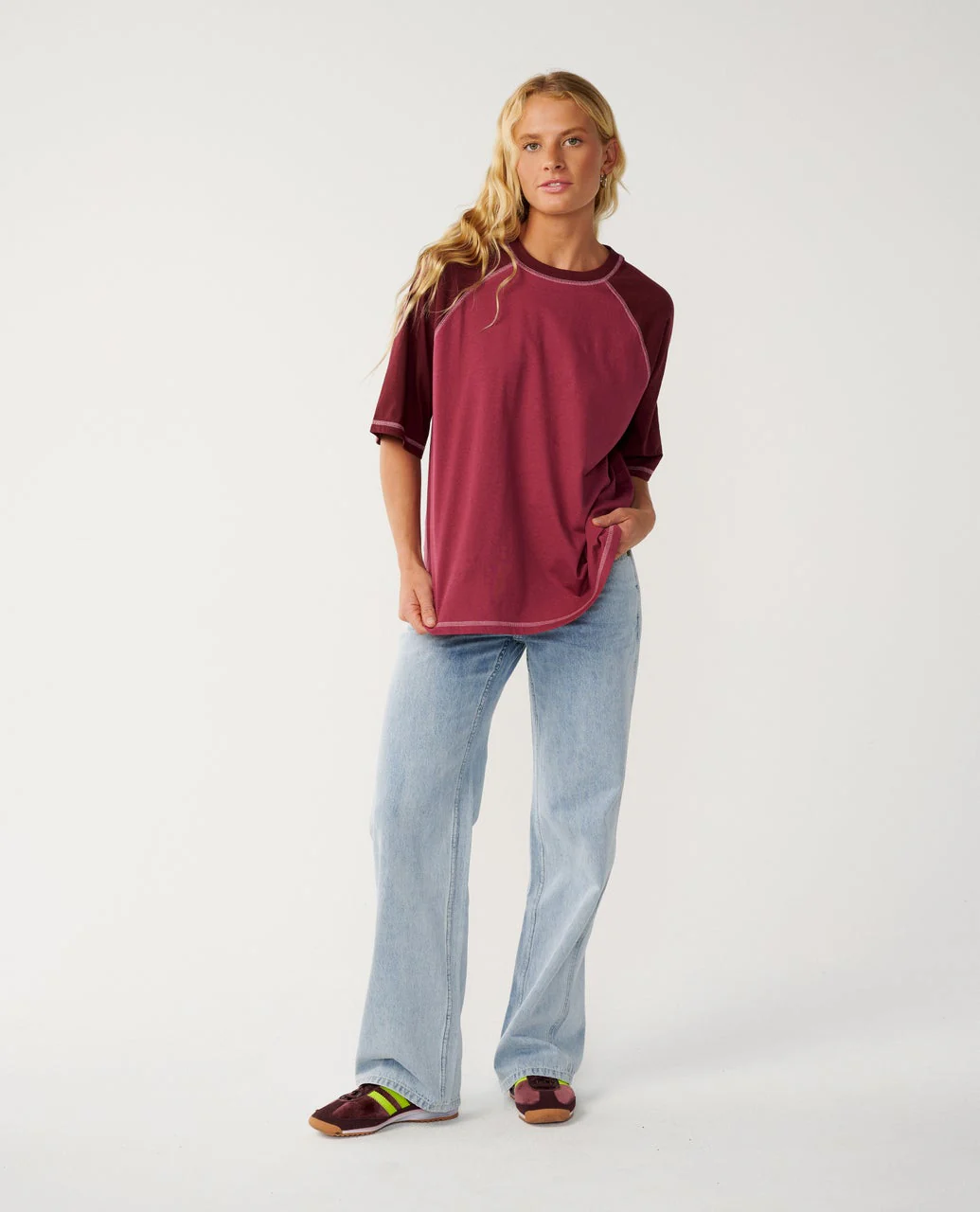 Classic Boxy Raglan Tee - Image 4