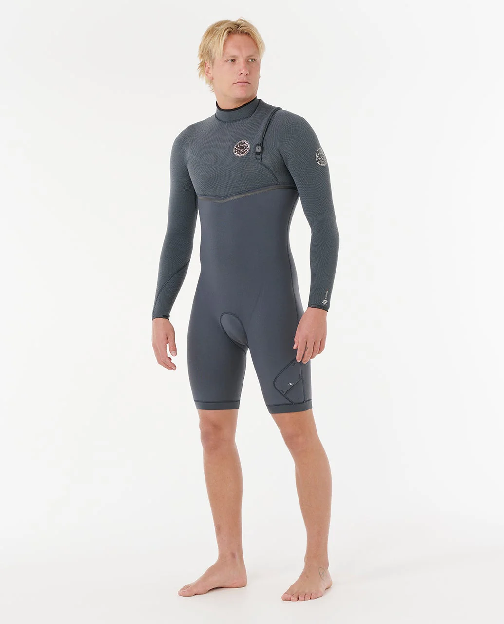 E-Bomb 2/2mm Long Sleeve Zip Free Springsuit - Image 2