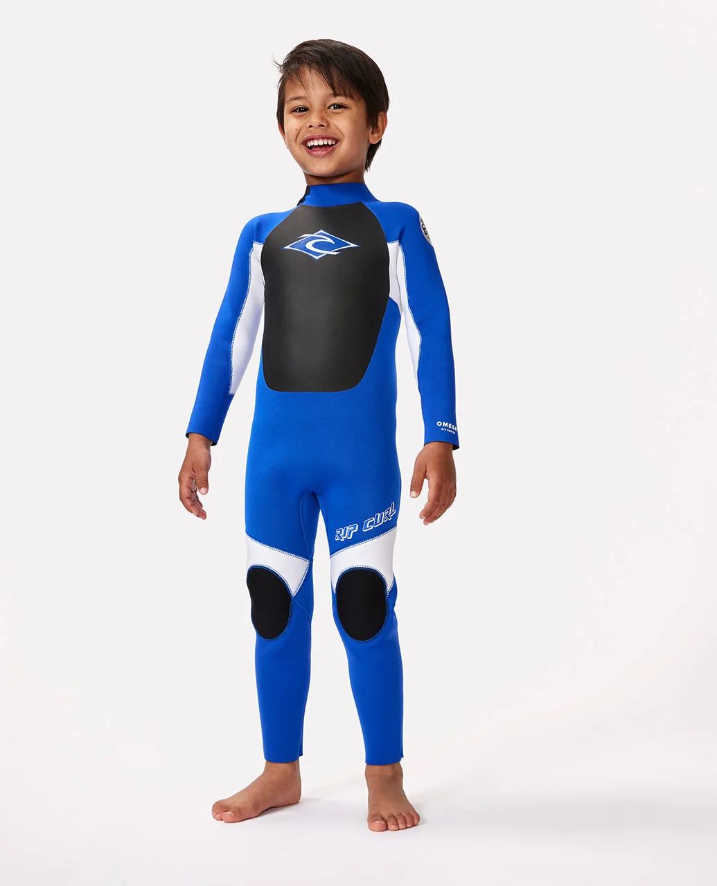 Groms Omega 3/2mm Full Length Back Zip Wetsuit Steamer - Image 2