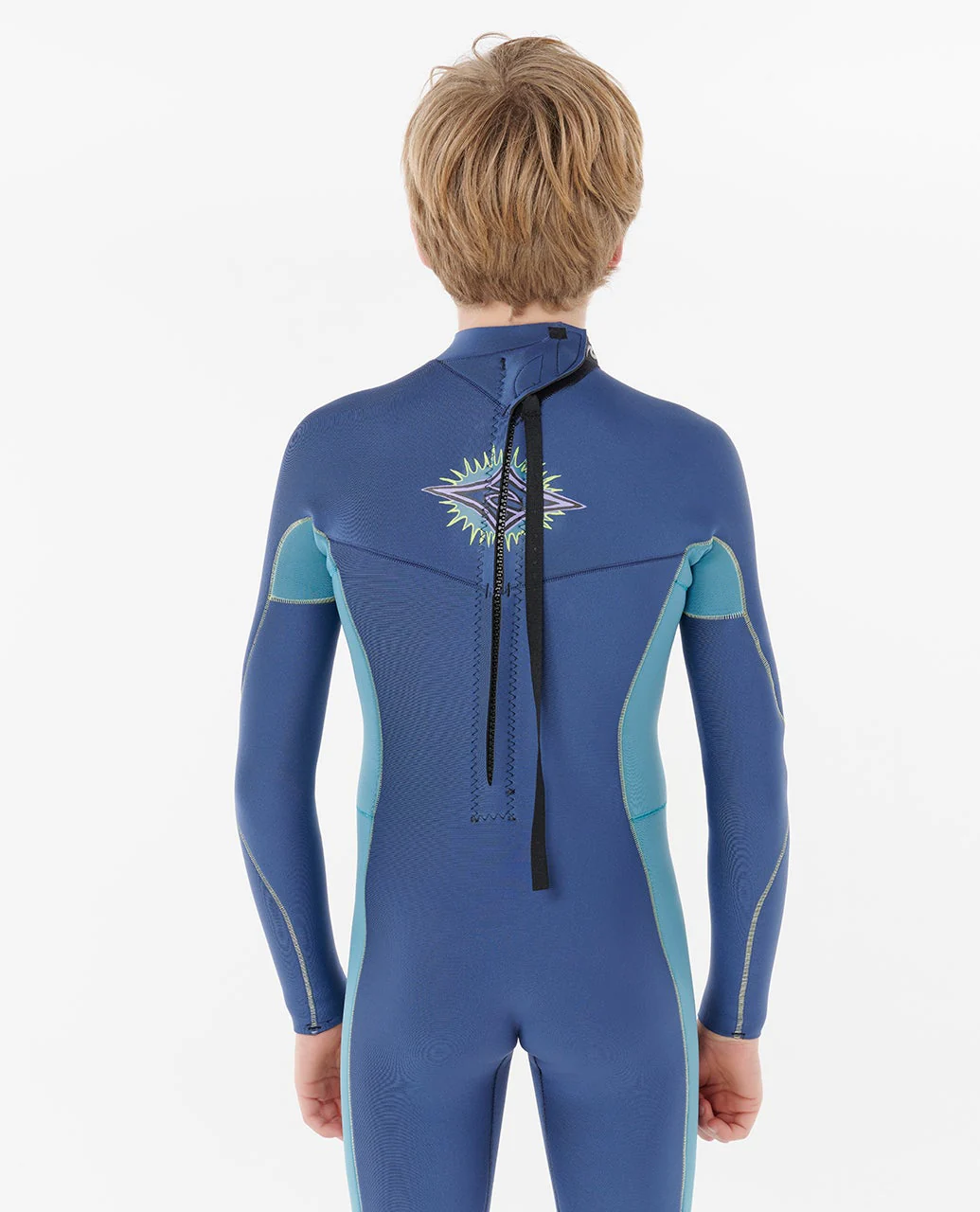 Kids Dawn Patrol Long Sleeve 2mm Back Zip  Spring Suit Wetsuit - Image 5