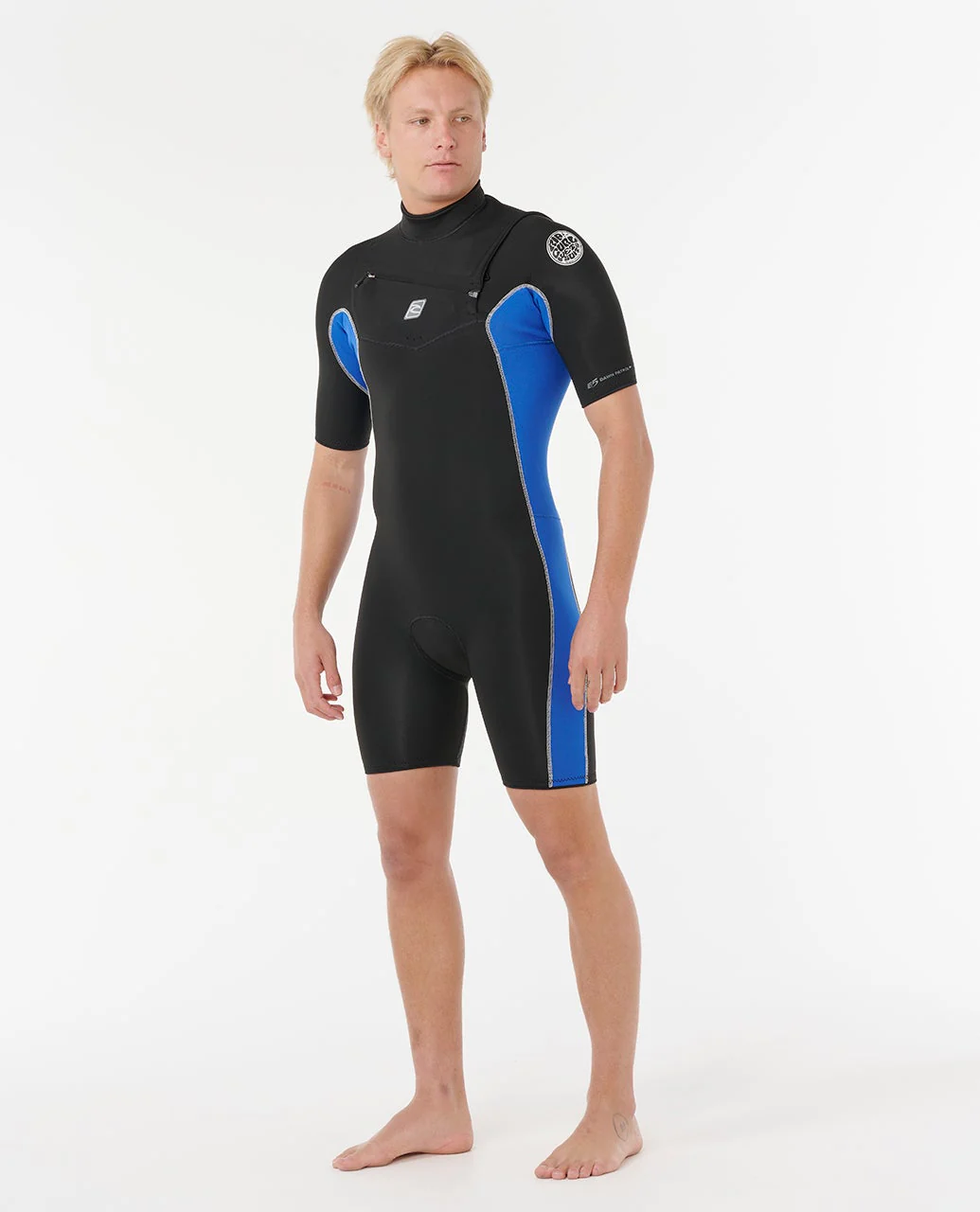 Mens Dawn Patrol 2/2 Chest Zip Springsuit - Image 2