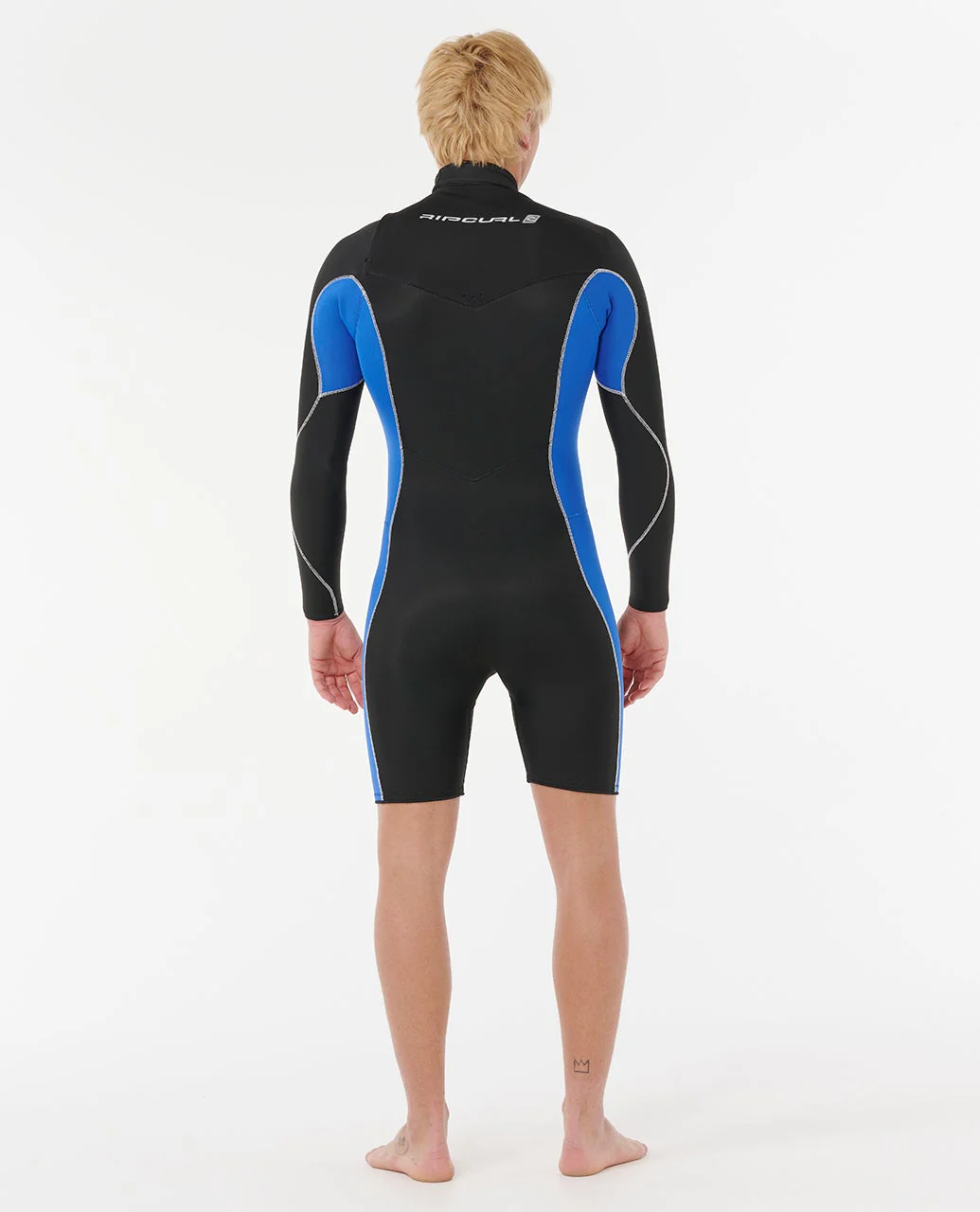 Mens Dawn Patrol 2/2 Long Sleeve Chest Zip Springsuit - Image 2