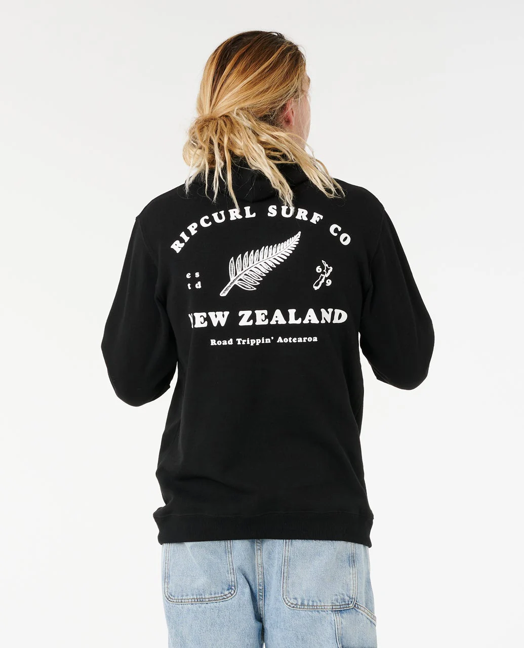 New Zealand Road Trip Fleece Hood - Image 3