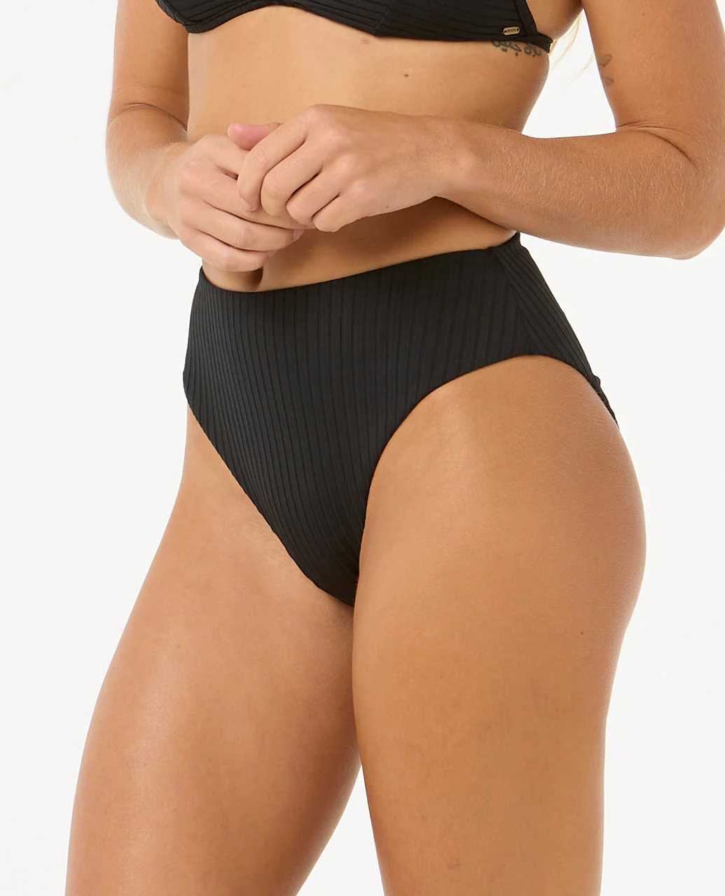 Premium Surf Retro High Good Coverage Bikini Bottom - Image 3